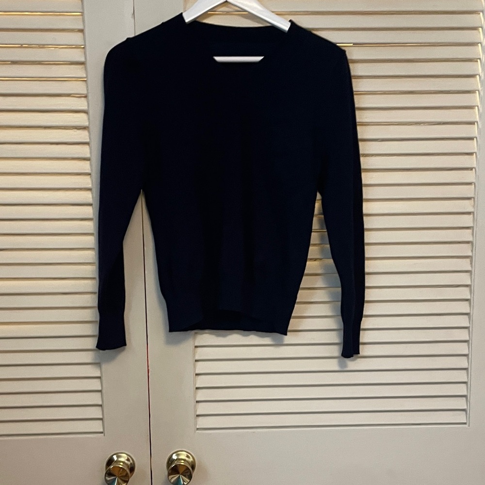 Classic Black Women's Crewneck Sweater